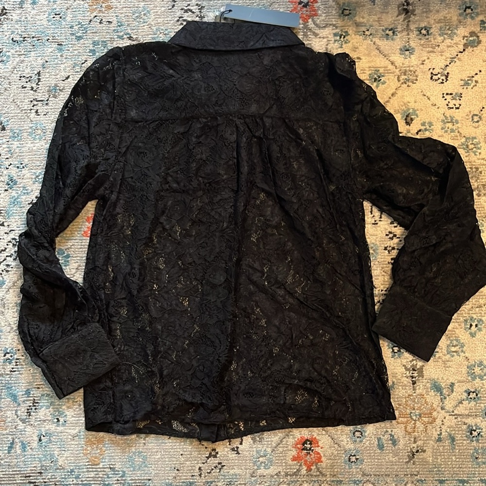 NWT Dangerfield Duchess Cravat Lace Blouse - Picture 12 of 15